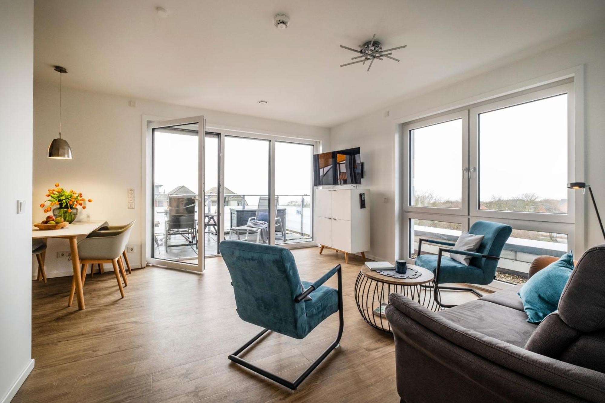 5 Sterne Penthouse Strandsuite Büsum Buitenkant foto